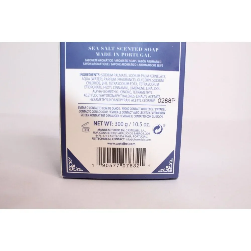 Castebel King of the Ocean Sea Salt Aromatic Scented Soap 10.5 oz. NIB‎